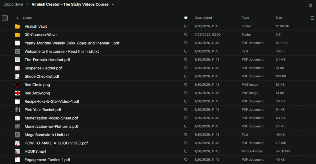 Viralish Creator – The Stcky Videos Course