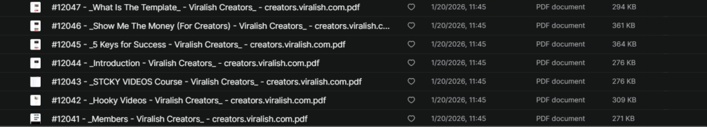 Viralish Creator – The Stcky Videos Course